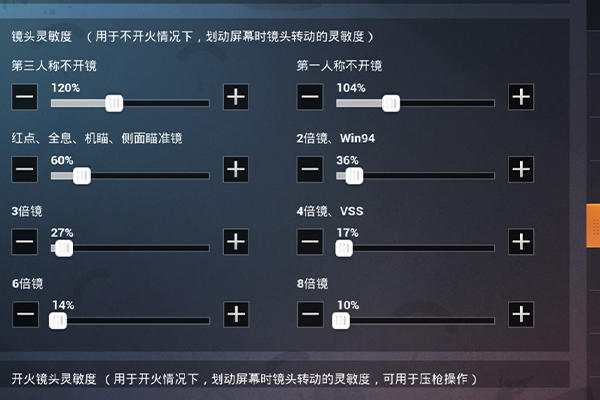 ss23赛季二指吃鸡灵敏度